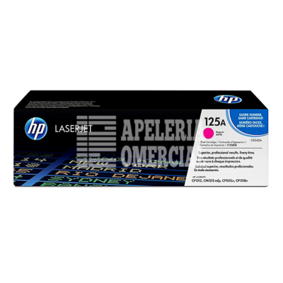 HP-CB543A TONER P/IMPRESORA LASER JET HP 125A MAGENTA